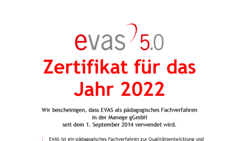 Evas-Zertifikat 2022